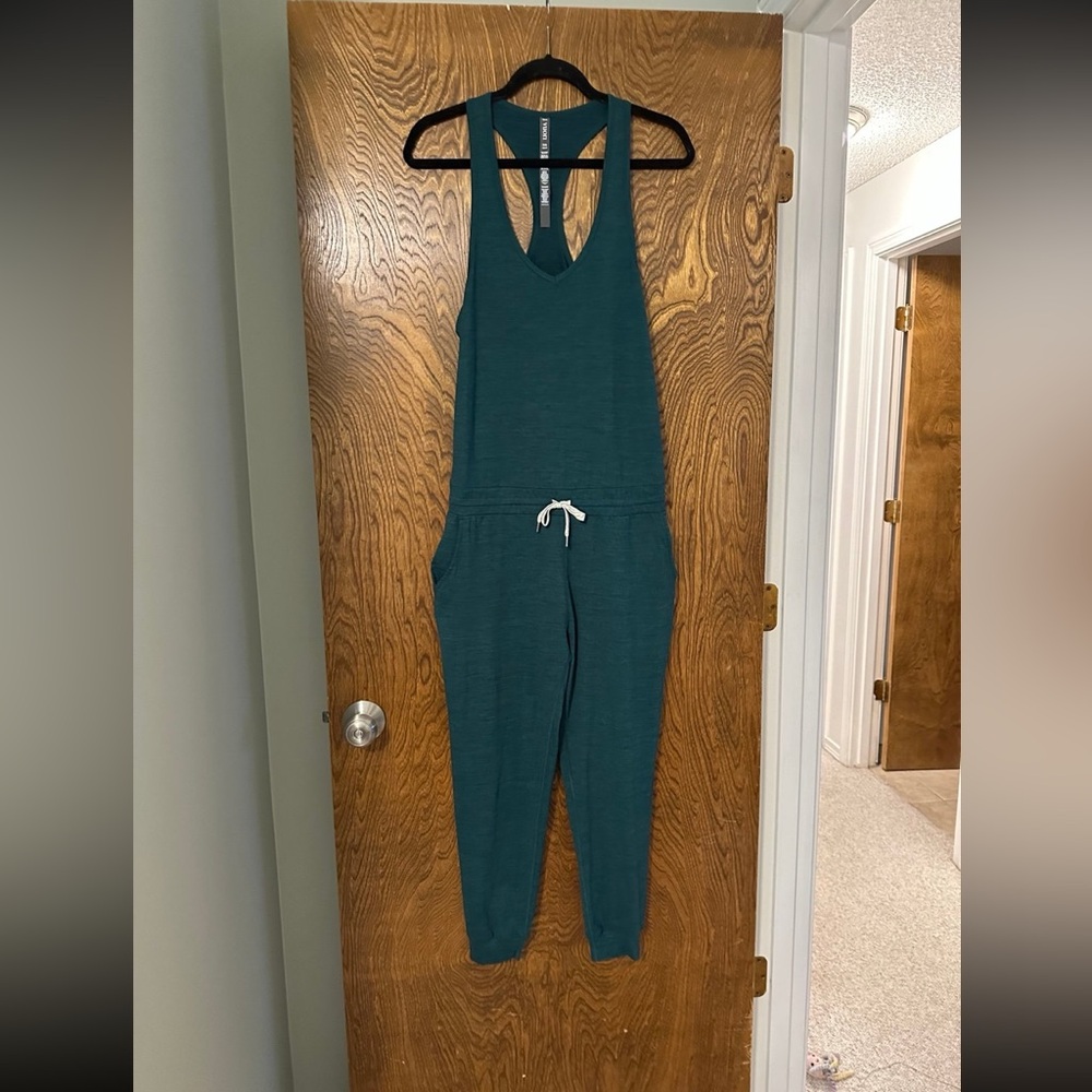 Vuori Green Sleeveless Jumpsuit